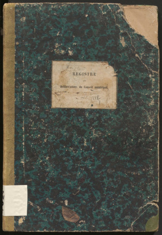 Délibérations du conseil municipal. 1er juillet 1878-30 novembre 1885