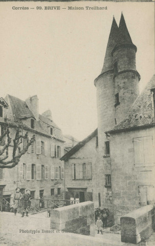 Brive-la-Gaillarde : "Corrèze - 99. Brive, maison Treilhard".