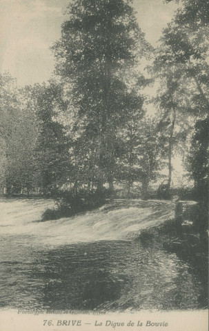 Brive-la-Gaillarde : "76. Brive - La digue de la Bouvie".