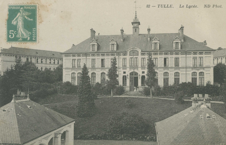 Tulle : "82 - Tulle. Le Lycée.".