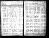 Tables décennales des mariages (1843-1852)