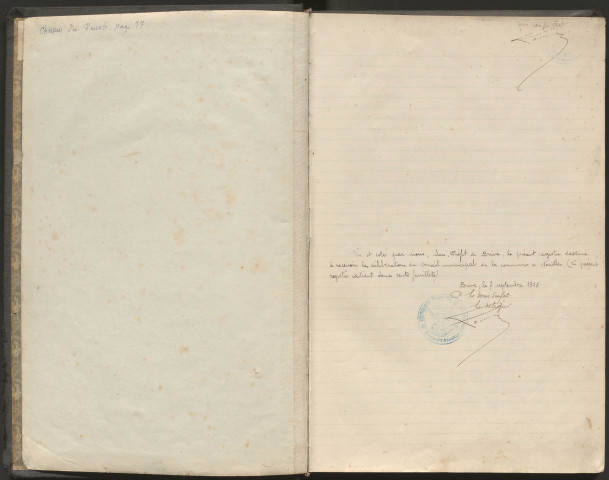 Délibérations du conseil municipal. 11 octobre 1925-9 juillet 1961