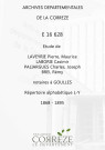 Répertoire alphabétique : A-Y