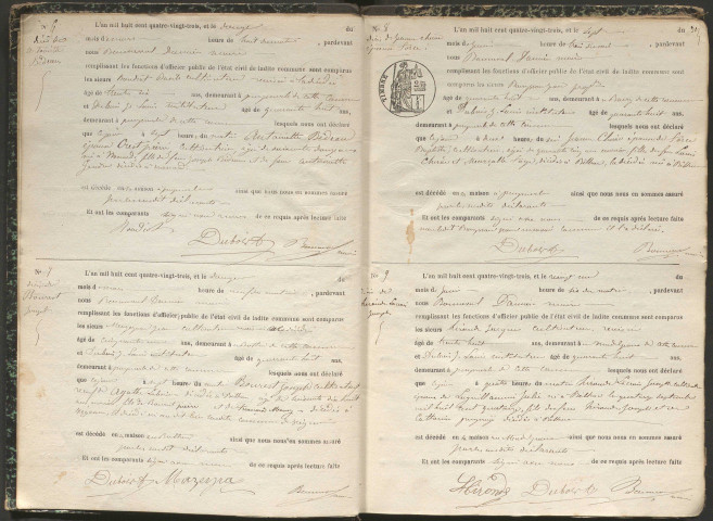 Décès (1883-1902)