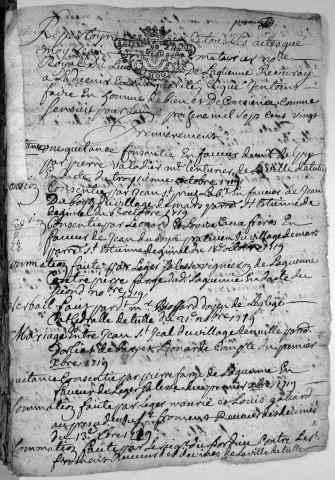 Répertoire chronologique : 1720-1760