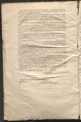 24 janvier 1785-15 juin 1785
