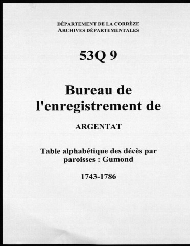 Paroisse de Gumond