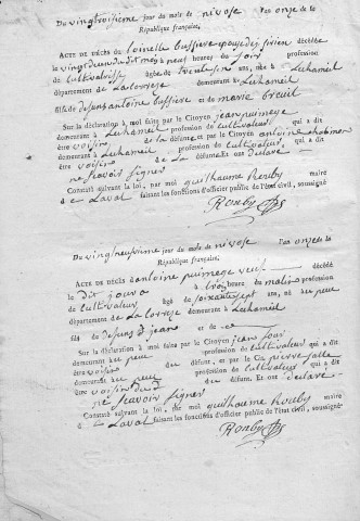Décès (1803-1821)
