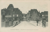 Argentat : "La Corrèze illustrée - Argentat - Entrée du pont rive droite".