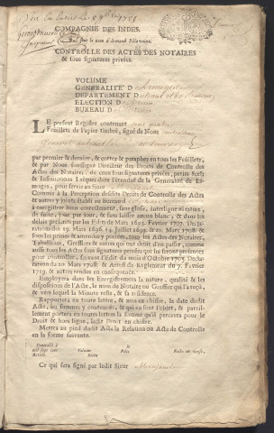 15 janvier 1725-1er novembre 1725