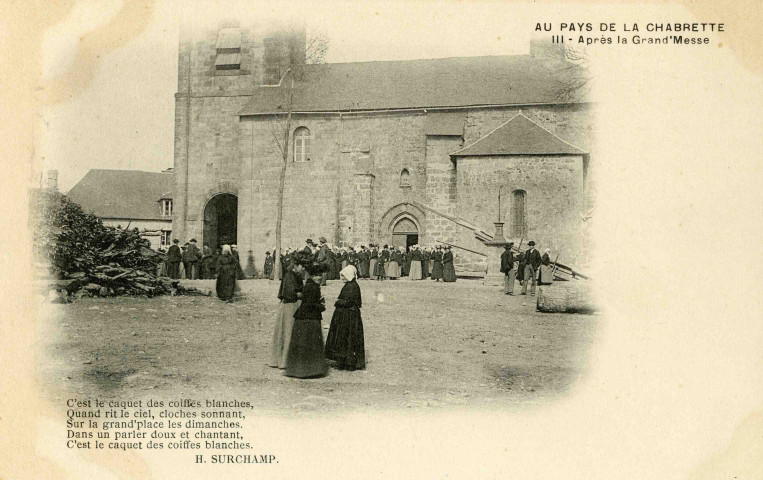 "Au pays de la Chabrette. III - Après la Grand'Messe".