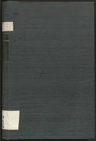 Délibérations du conseil municipal. 18 février 1894-17 février 1913
