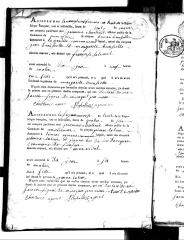 Naissances (1800-1842)