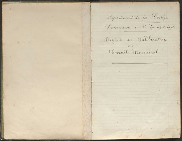 Délibérations du conseil municipal. 17 juillet 1938-28 août 1966