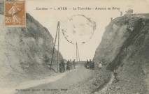 Ayen : "Corrèze - 1. Ayen - La tranchée - avenue de Brive".