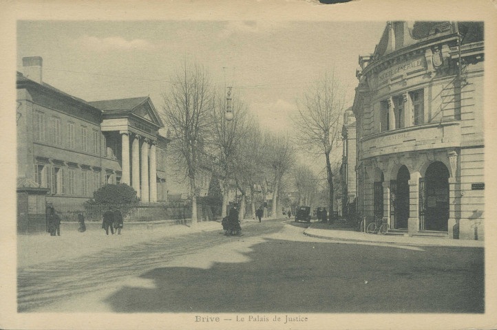 Brive-la-Gaillarde : "Brive - Le palais de justice".