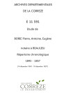 Répertoire chronologique : 14 décembre 1843-18 décembre 1857