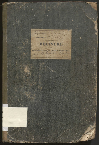Délibérations du conseil municipal. 18 mai 1841-28 mars 1880