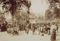 Place Thiers, foire aux bestiaux.