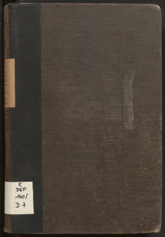 Délibérations du conseil municipal. 30 septembre 1894-20 octobre 1907