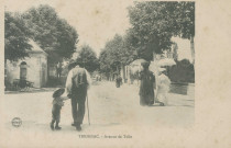 Treignac : "Treignac. - Avenue de Tulle".