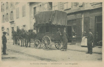 Argentat : "La Corrèze illustrée - Argentat - La dilligence".