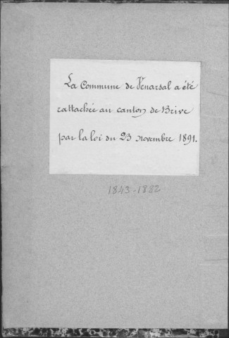 Mariages (1843-1882)