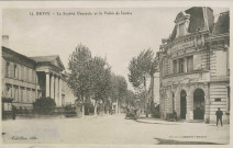 Brive-la-Gaillarde : "11. Brive.- La Société générale et le palais de justice".