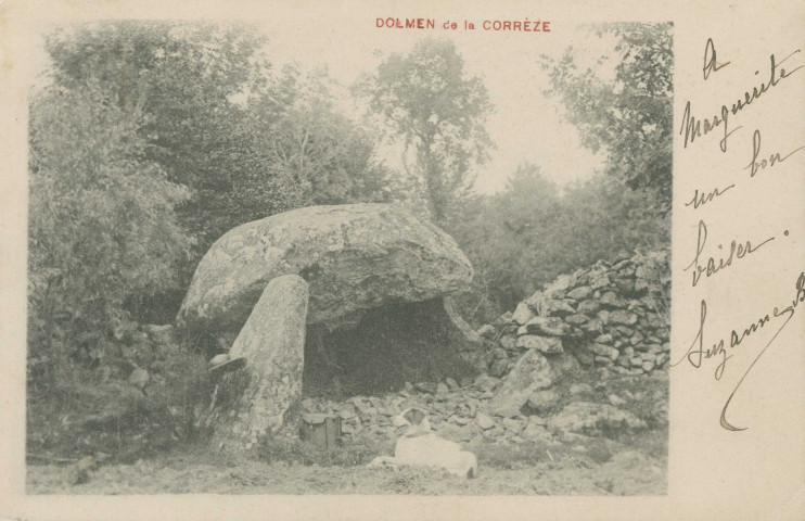 Lamazière-Haute : "Dolmen de la Corrèze".