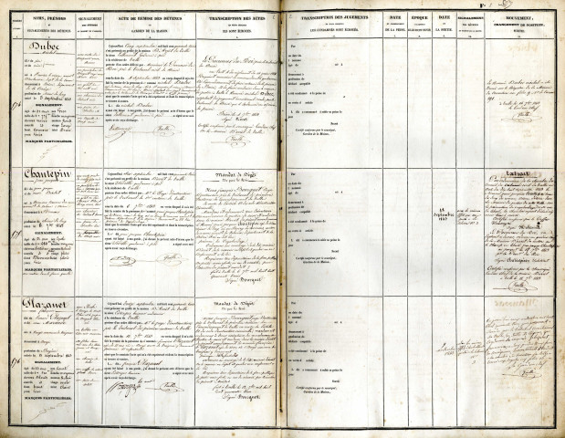 21 août 1843 - 28 octobre 1846
