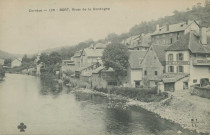 Bort-les-Orgues : "Corrèze - 126 - Bort, rives de la Dordogne".