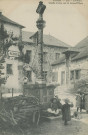 Gimel : "Corrèze - 200 - Gimel - Vieille croix sur la Grand'place".