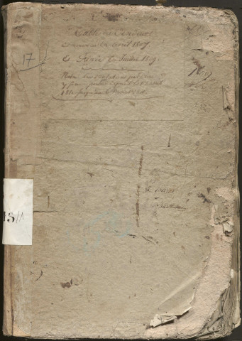 avril 1807-juillet 1809