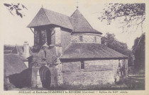 Saint-Bonnet-la-Rivière : "Juillac et ses environs ST-Bonnet-la-Rivière (Corrèze) - Eglise du XIVe siècle".