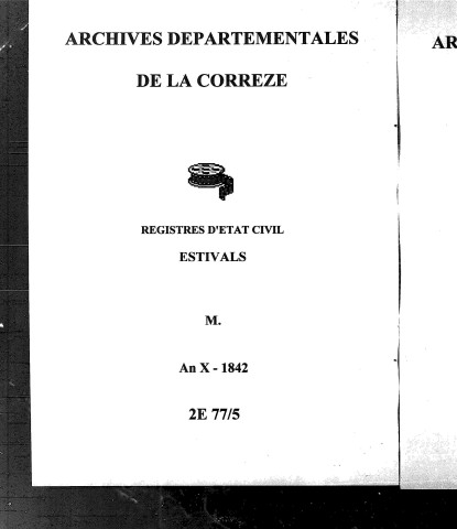 Mariages (1802-1842)