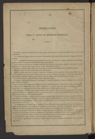 Classe 1896 : matricules 501 à 998.