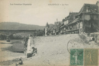 Argentat : "La Corrèze illustrée - Argentat - Le port".