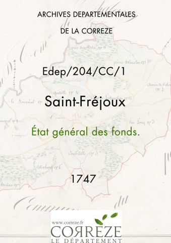 État général des fonds.