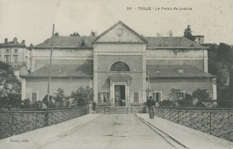 Tulle : "35 - Tulle - Le palais de justice".