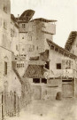 Cour intérieure du couvent des bernardines.