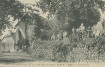 Couffy-sur-Sarsonne : "51. Environs de La Courtine (Creuse) - Couffy - L'église et le cimetière".