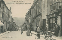 Argentat : "La Corrèze illustrée - 10. - Argentat - Route nationale - Les hôtels".