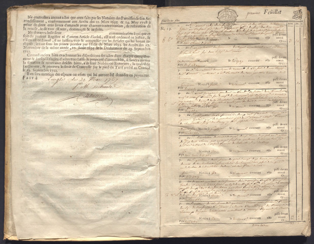 3 avril 1767-21 mars 1768