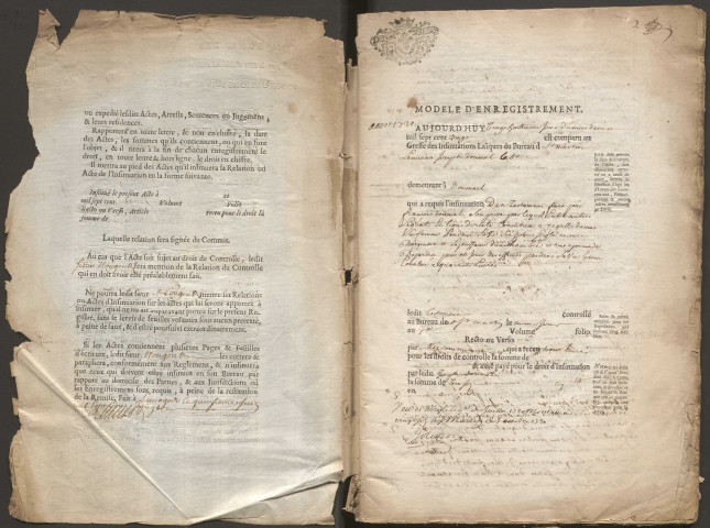 5 décembre 1720-30 septembre 1727