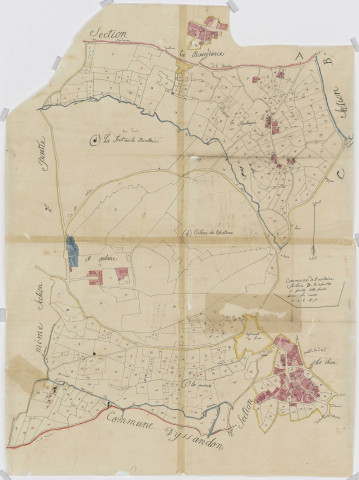 Section D3 du Côteau du châteaude la Forêt sous la Boisselerie et des Aucheries