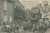 Uzerche : "Uzerche - Hôtel de France. T.C.F.".