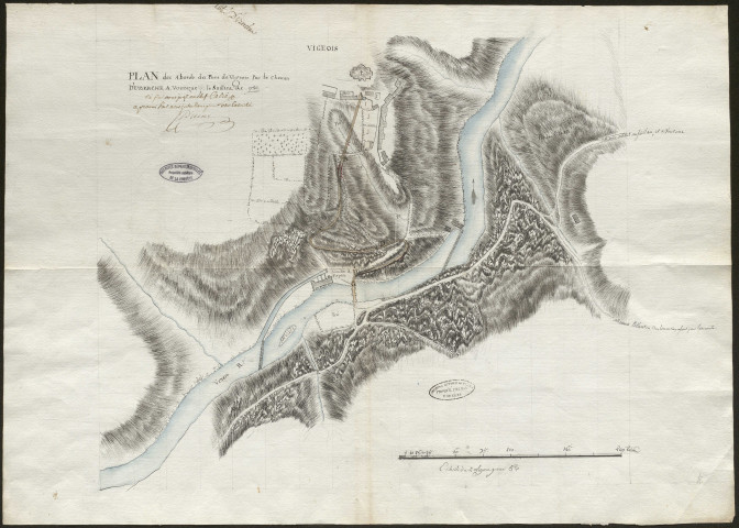 Projets de route qui sont devenues des chemins vicinaux.