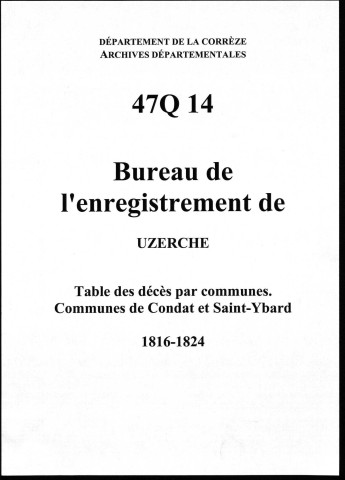 Communes de Condat-sur-Ganaveix et Saint-Ybard