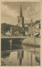 Tulle : "9. - Tulle. - Pont de la bascule et la cathédrale".