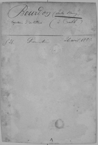 Répertoire alphabétique sur fiches : Bourdon-Bouysserie